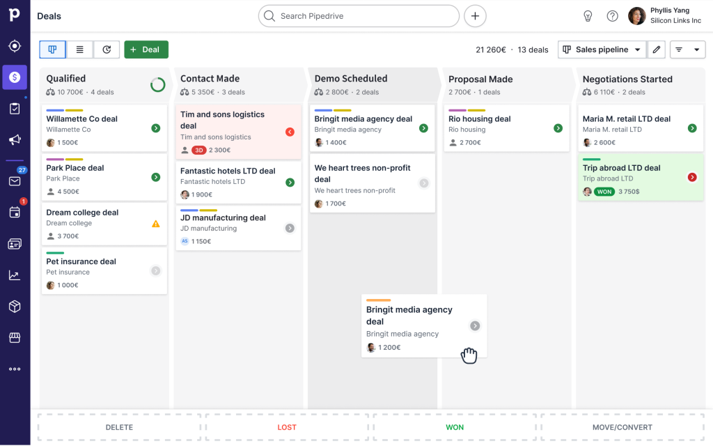 Modern CRM with event integration