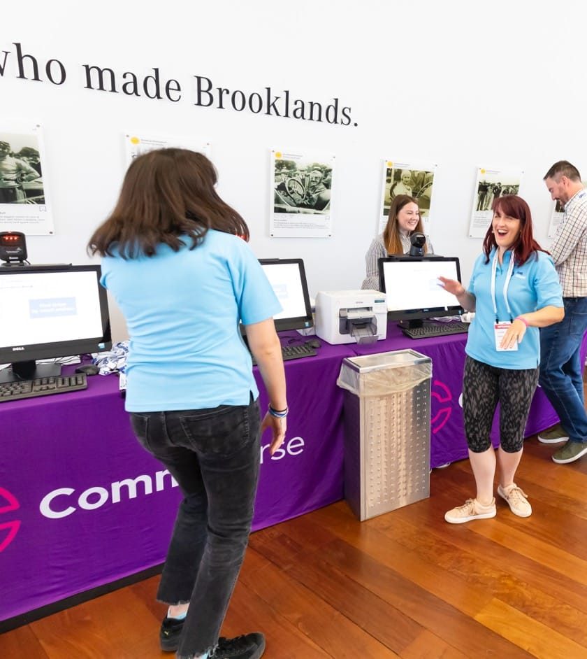 Managed onsite badge printing