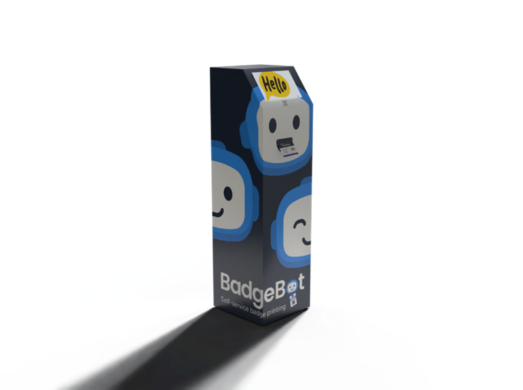 BadgeBot, the affordable self-service event badge printing kiosk