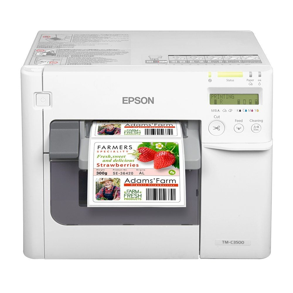 Epson C3500 inkjet event badge printing printer