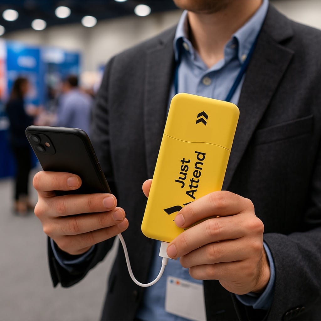 attendee mobile power bank rental