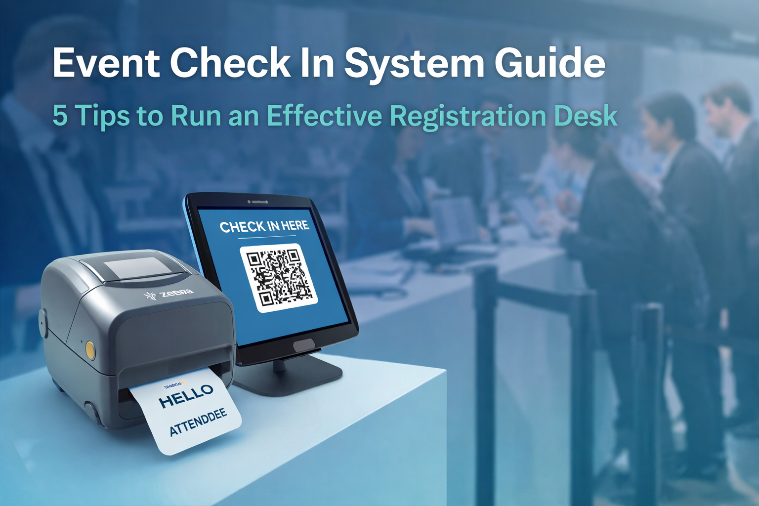event check-in tips for event managers